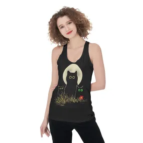 Night Cats Women's Racerback Tank Top