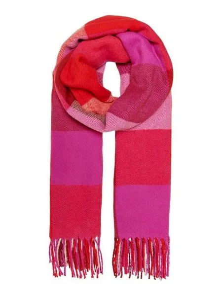 15266060 ONLAnnali Check Weaved Scarf