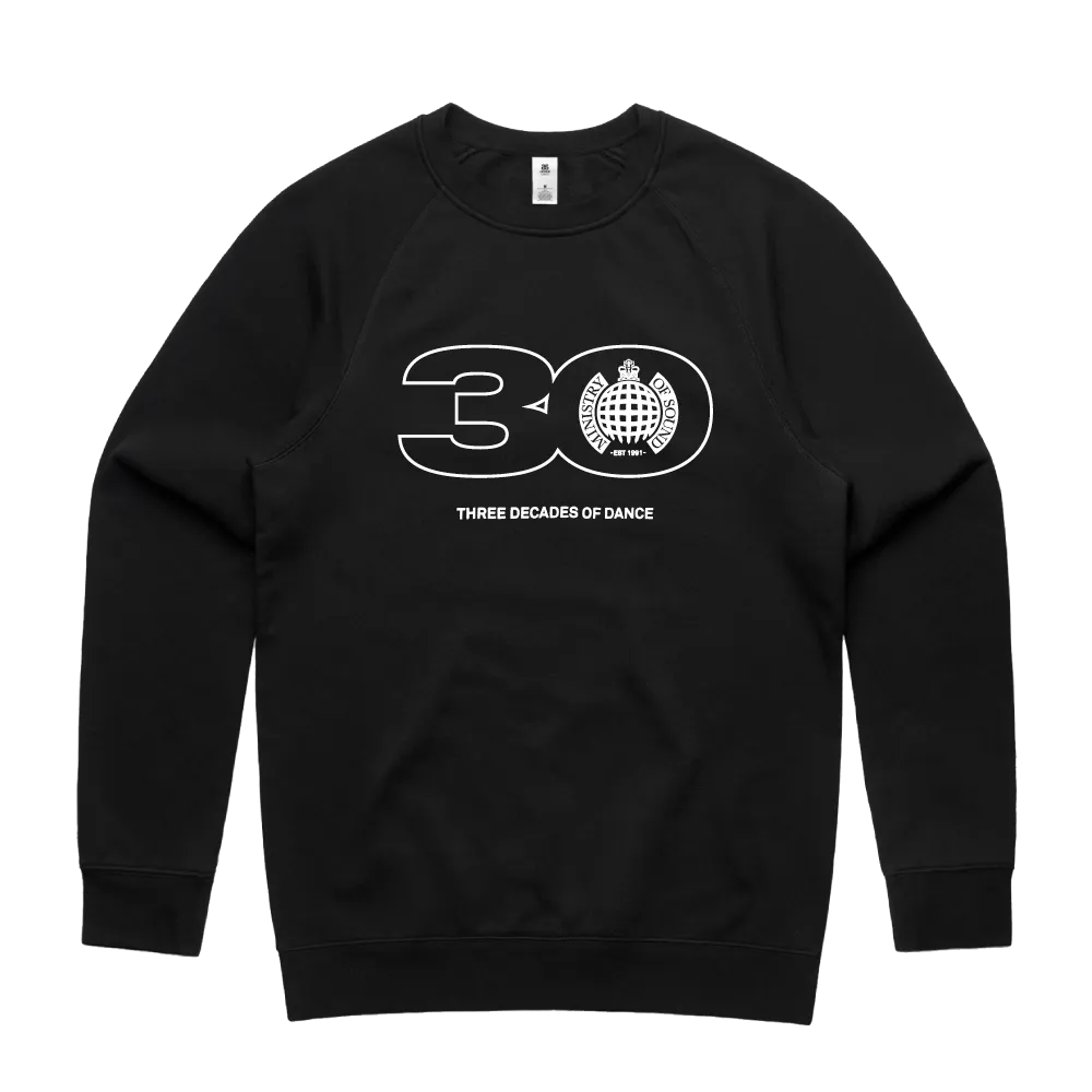 30 Years MOS / Black Crew Jumper