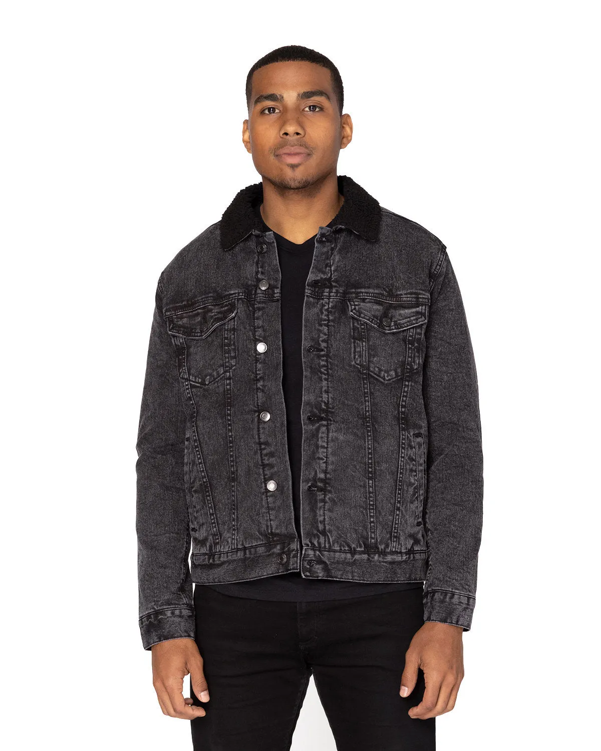 372J-Threadfast Apparel-BLACK DENIM/ BLK