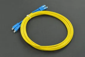 3mm SC-SC Single Mode Duplex Fiber Jumper (3m)