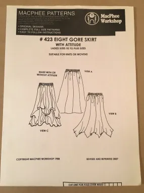 #423 EIGHT-GORE SKIRT