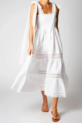 Addy Washed Linen Dress by Miguelina