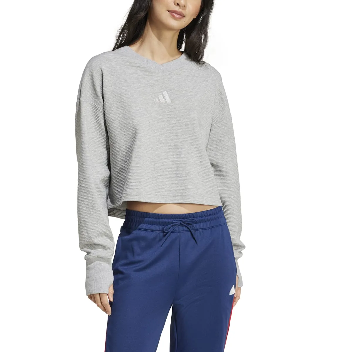 adidas Women's All SZN V-Neck Sweatshirt