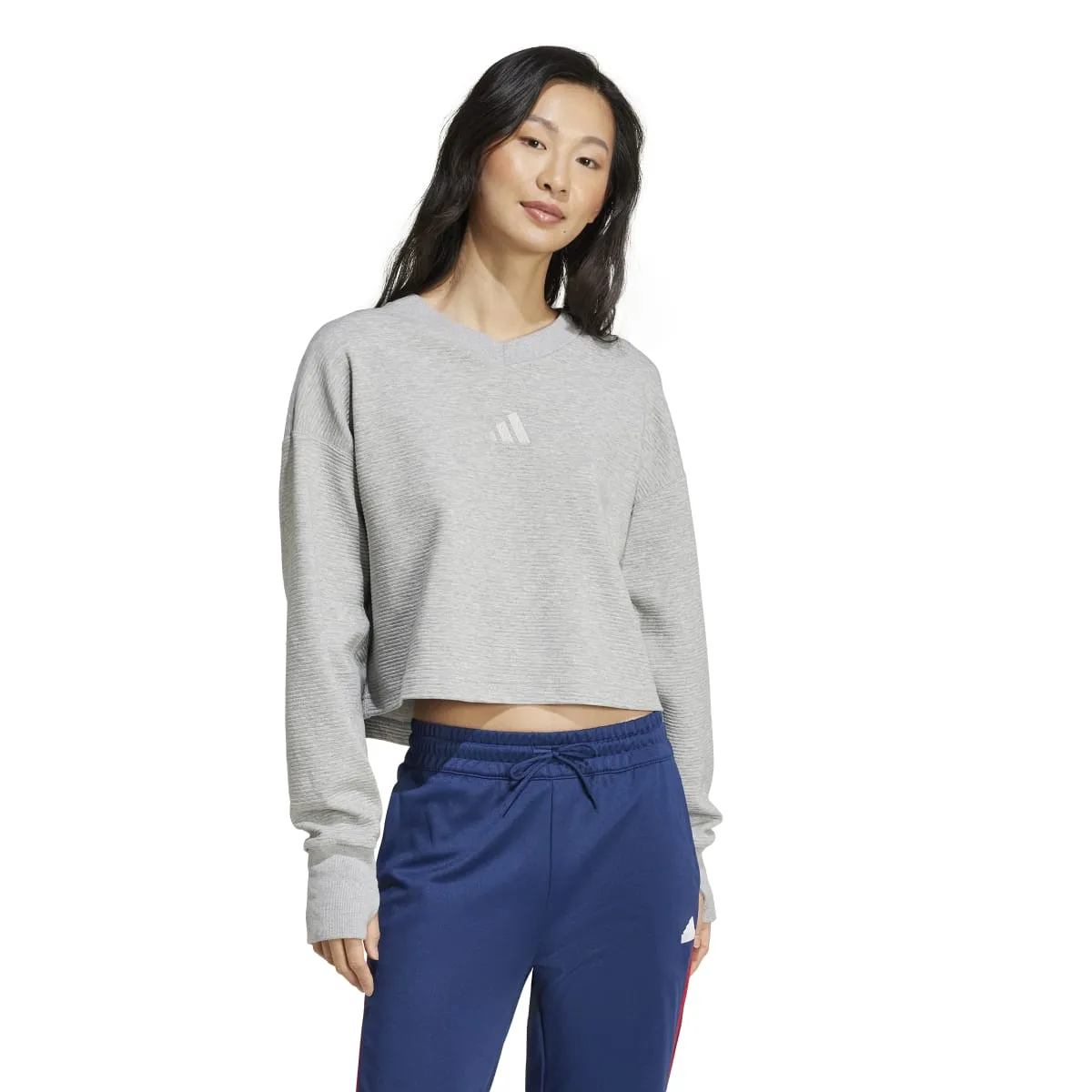 adidas Women's All SZN V-Neck Sweatshirt