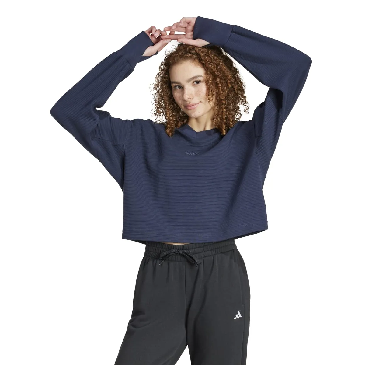 adidas Women's All SZN V-Neck Sweatshirt