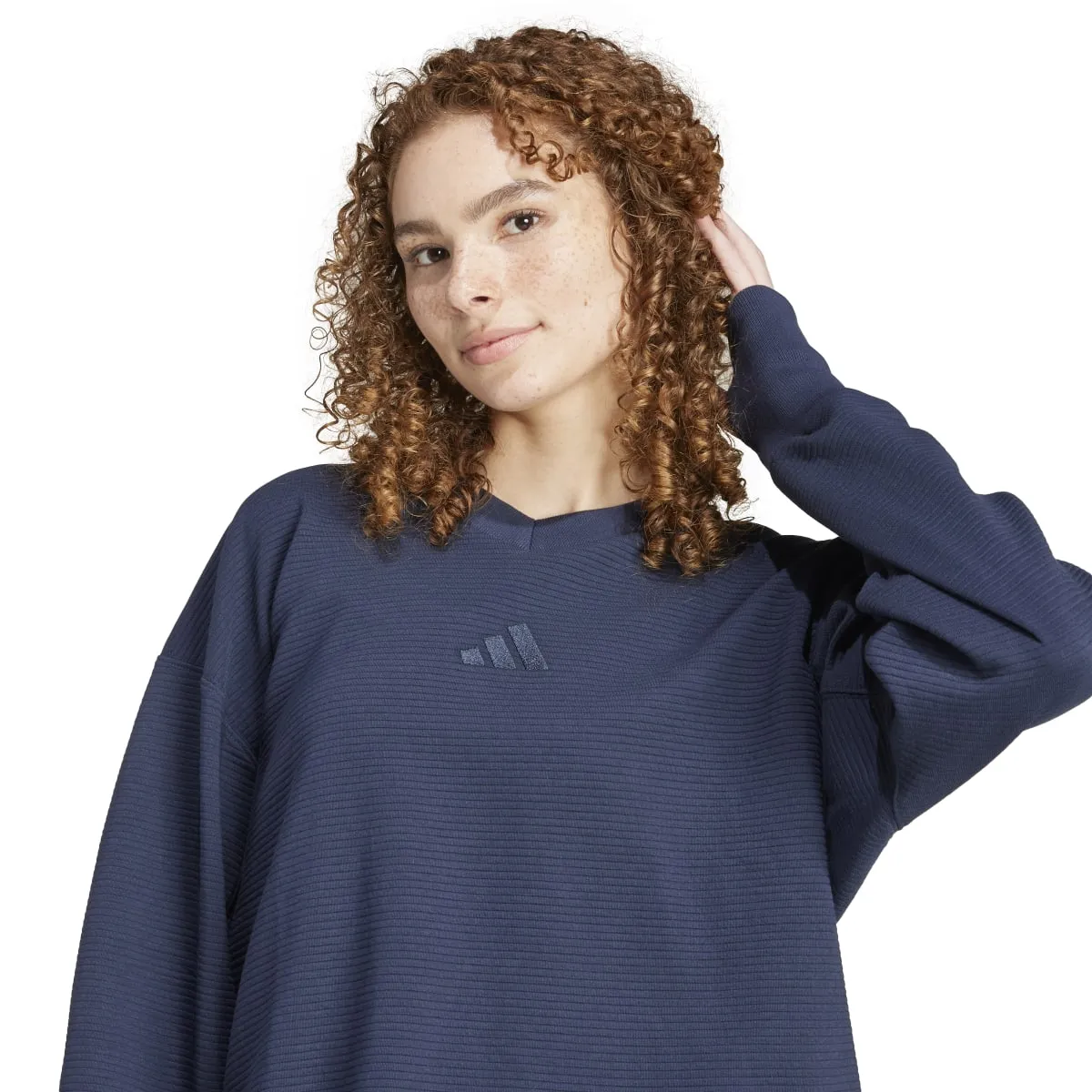 adidas Women's All SZN V-Neck Sweatshirt