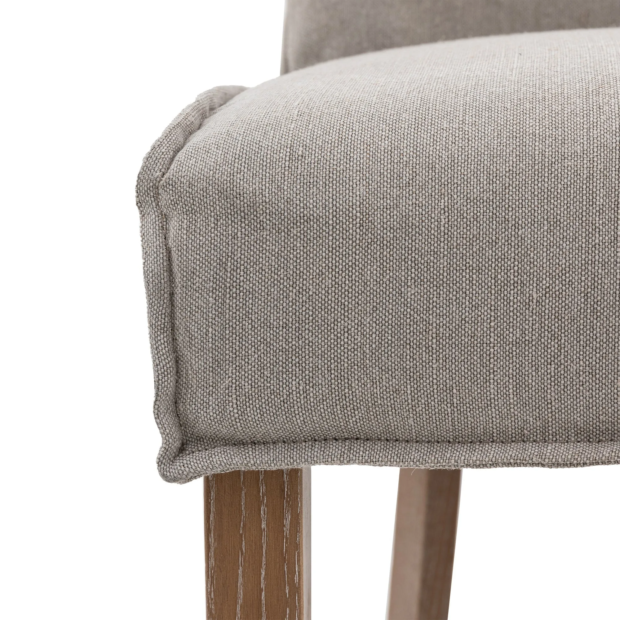 Amos Tarnby Bar Stool Grey Linen (2pk)