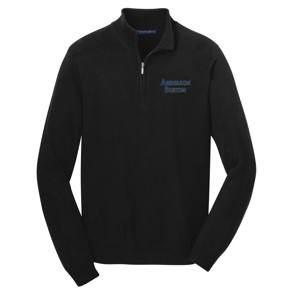 Anderson Burton - 1/2 Zip Sweatshirt