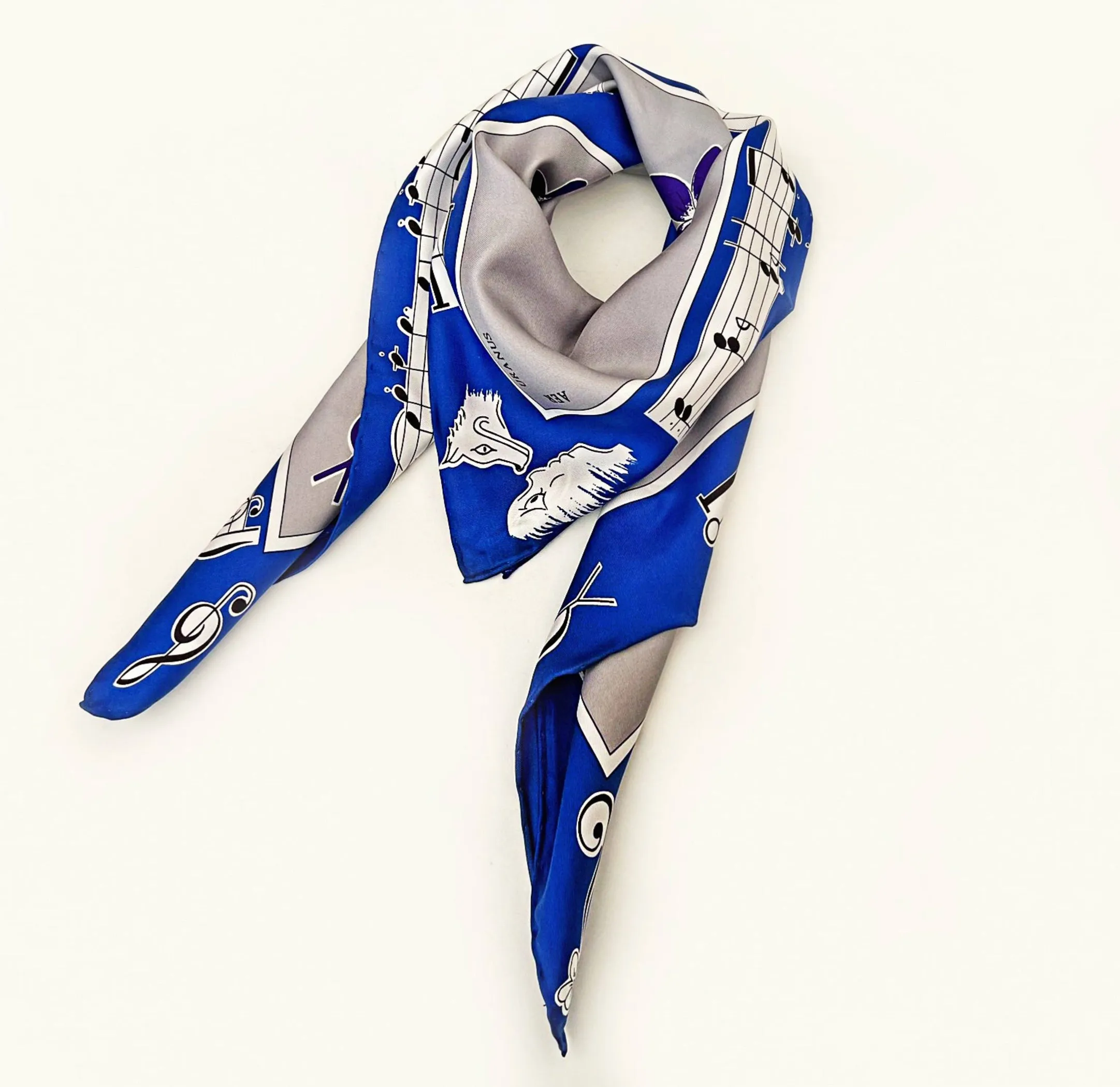 AQUARIUS SILK SCARF - JACQUES LECONTE