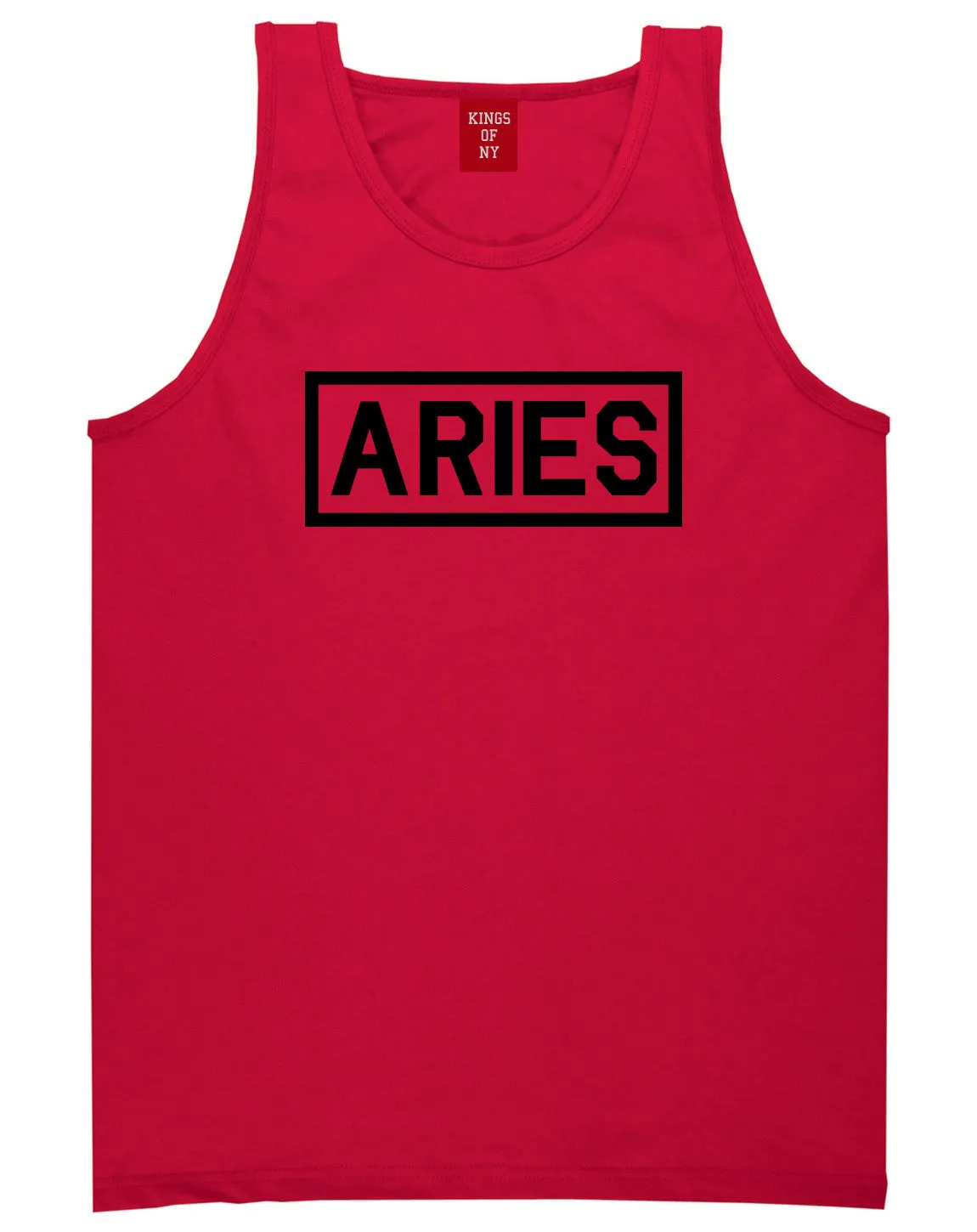 Aries Horoscope Sign Mens Tank Top Shirt