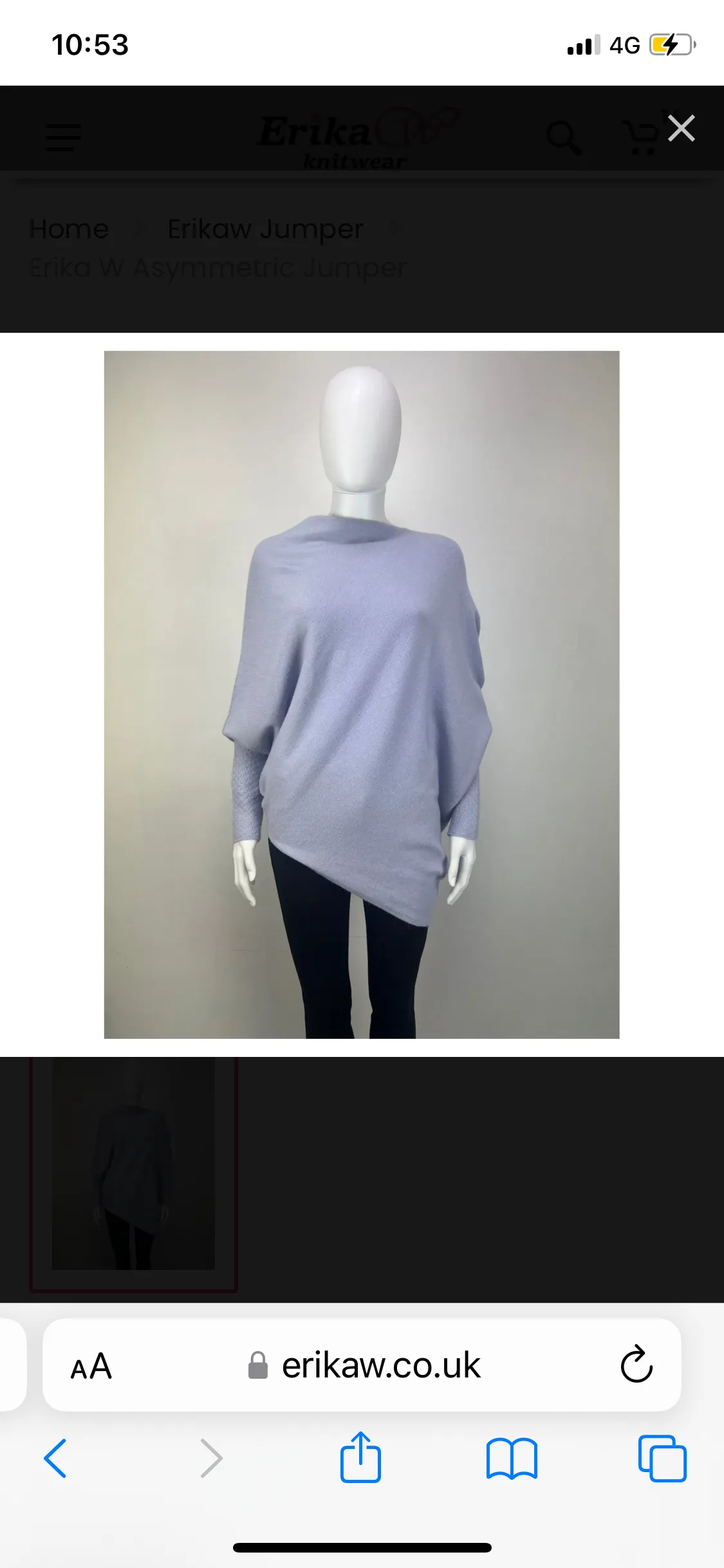 Asymmetric Jumper - Various colours