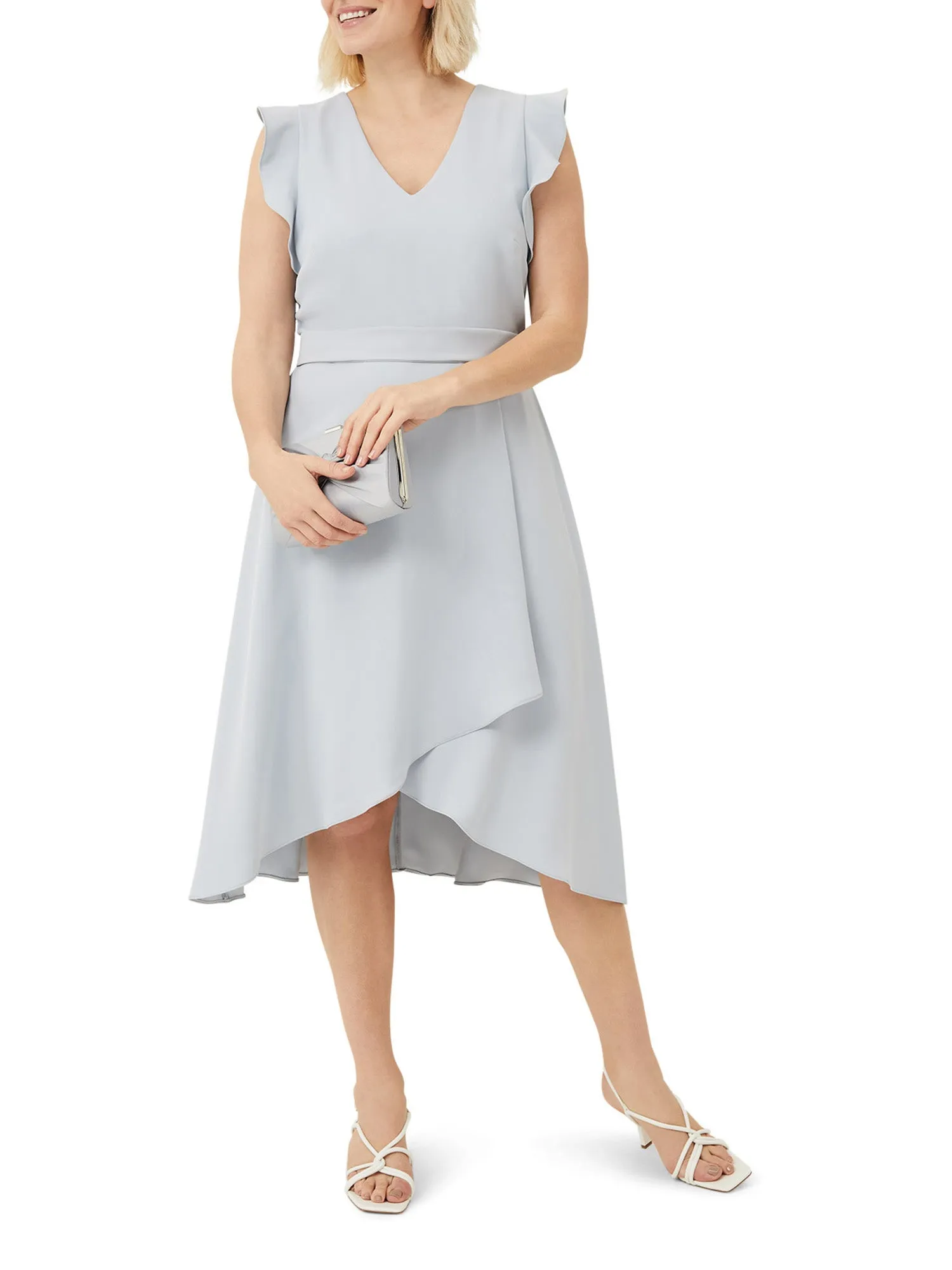 Aurelia Belted Eclipse Hem Dress