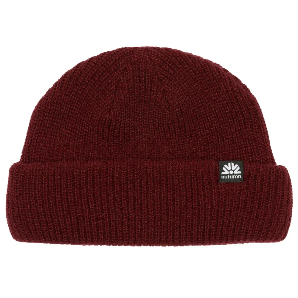 Autumn Shorty Double Roll Beanie