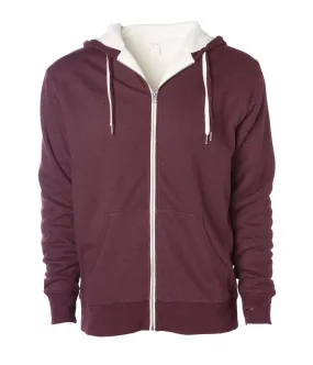 Backroads Sherpa Lined Heather Full Zip Hoodie