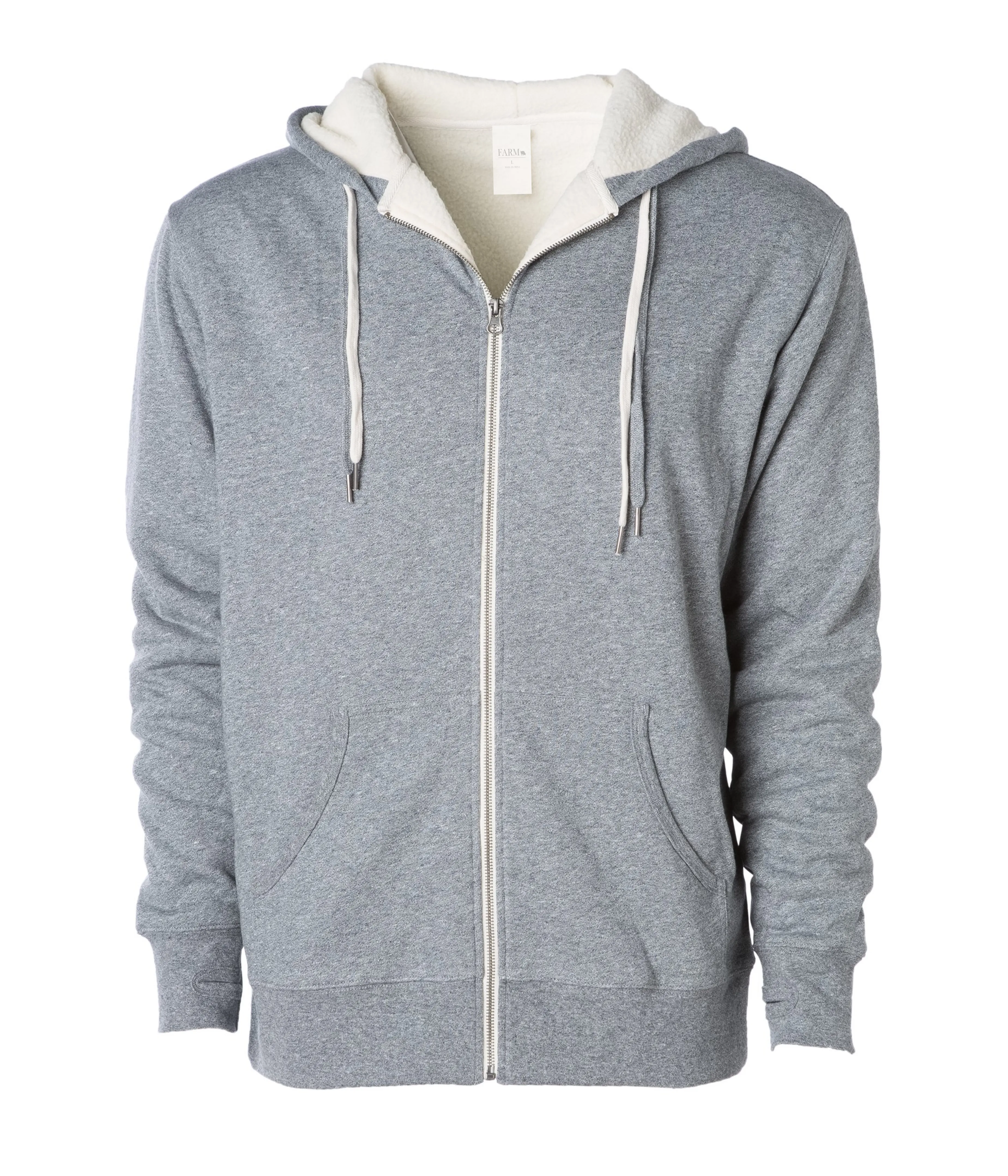 Backroads Sherpa Lined Heather Full Zip Hoodie