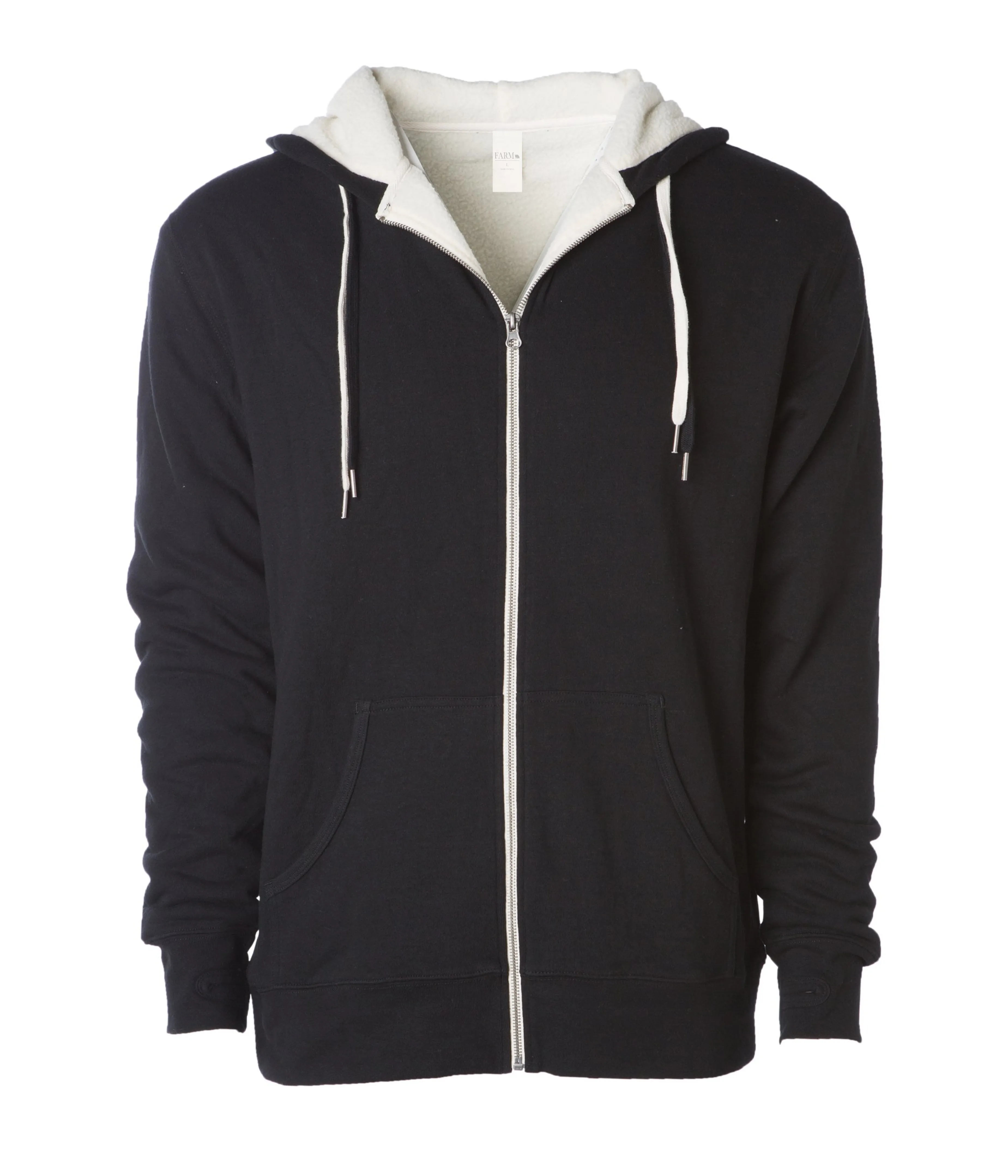 Backroads Sherpa Lined Heather Full Zip Hoodie