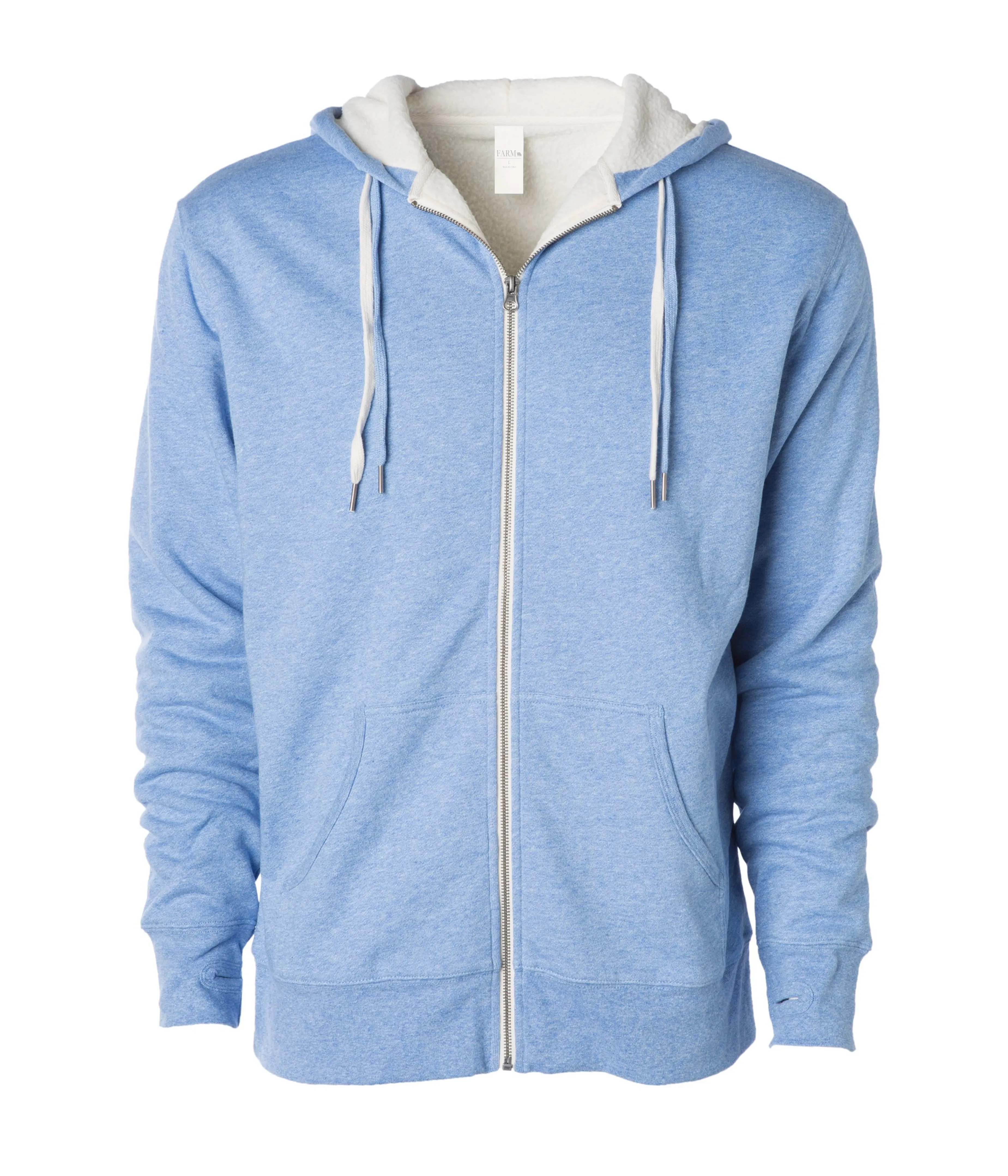 Backroads Sherpa Lined Heather Full Zip Hoodie