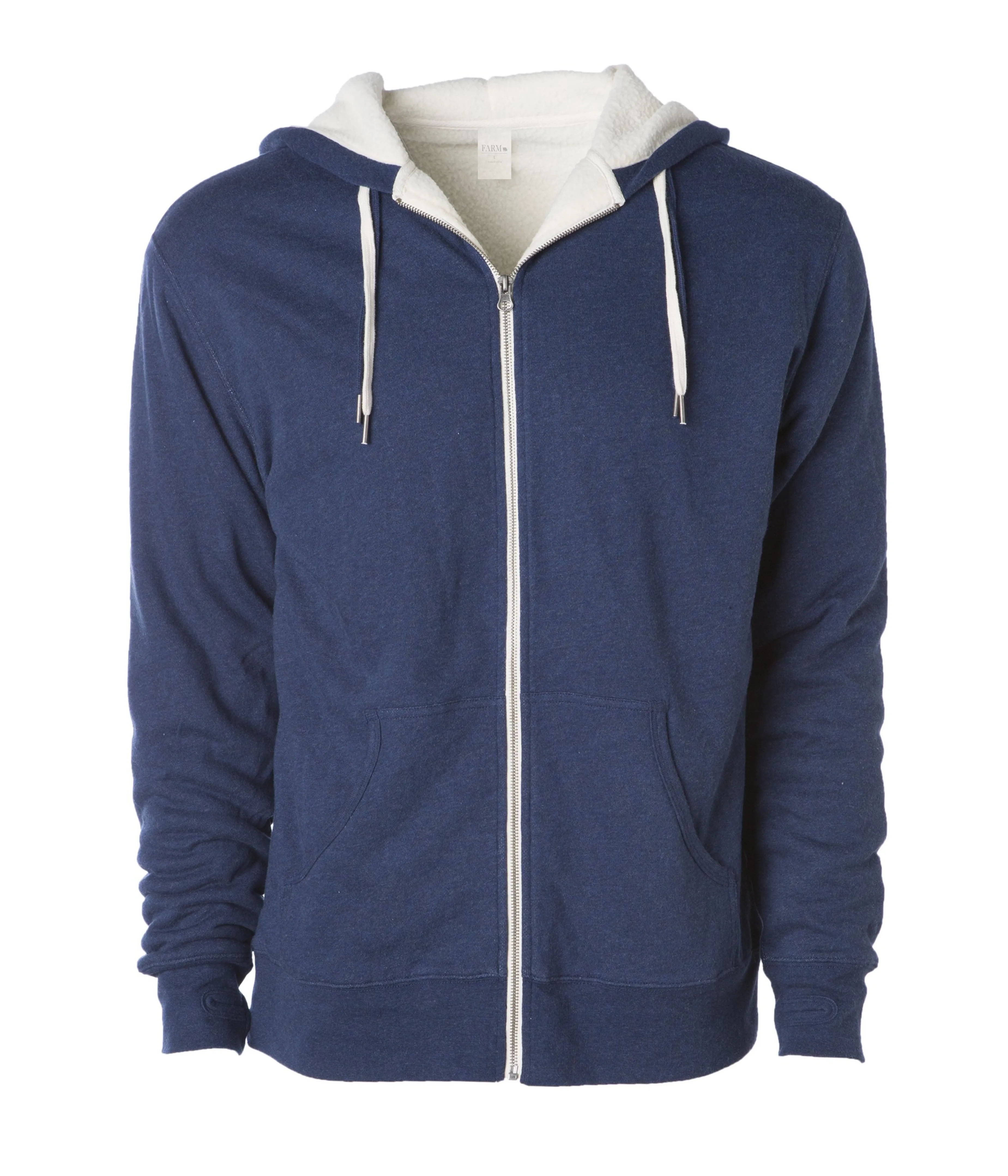 Backroads Sherpa Lined Heather Full Zip Hoodie