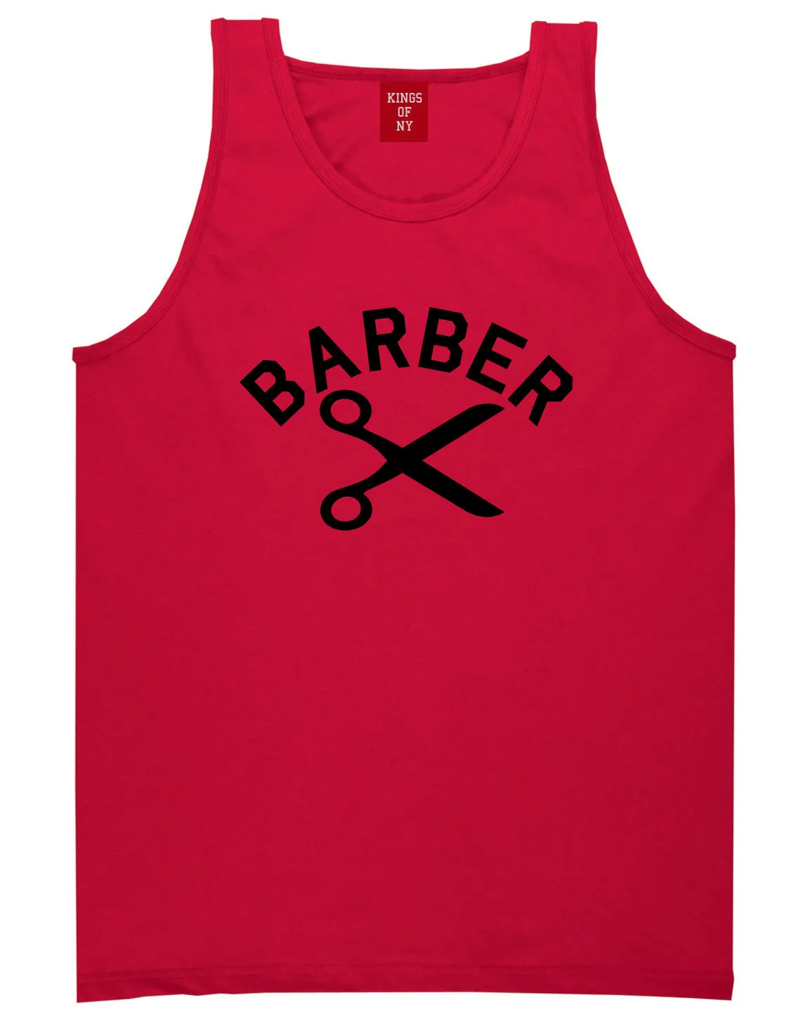 Barber Scissors Mens Tank Top Shirt