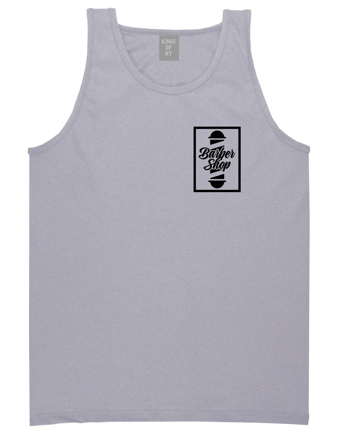 Barbershop Pole Chest Mens Tank Top Shirt