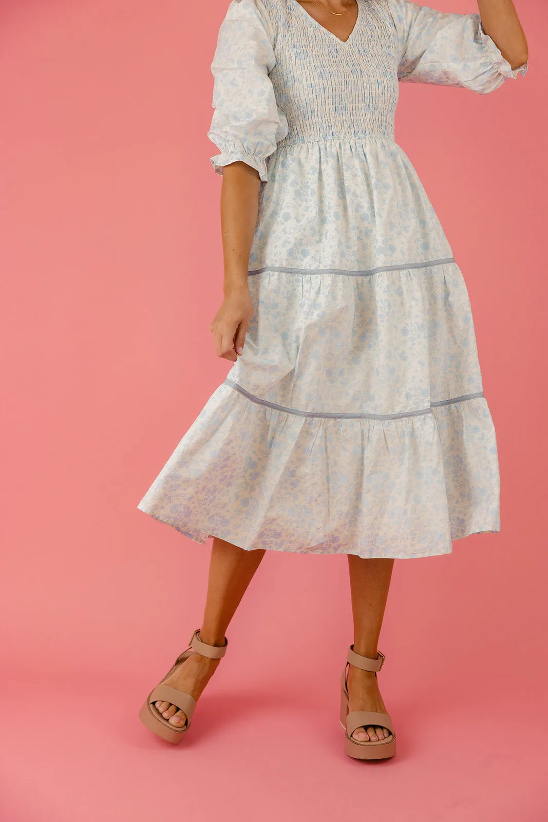 Beautiful Days Smocked Midi