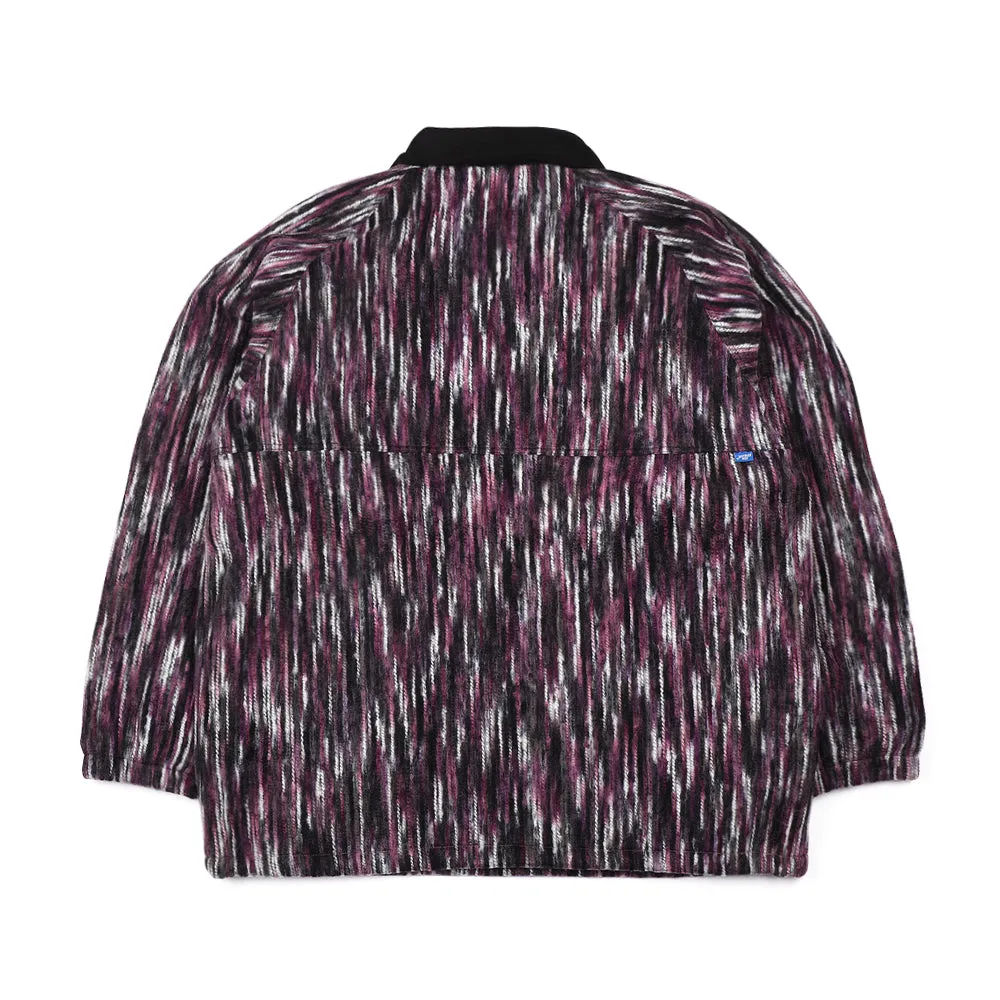 BETTER THAN TWIST ANORAK SHIRT PURPLE NAVY