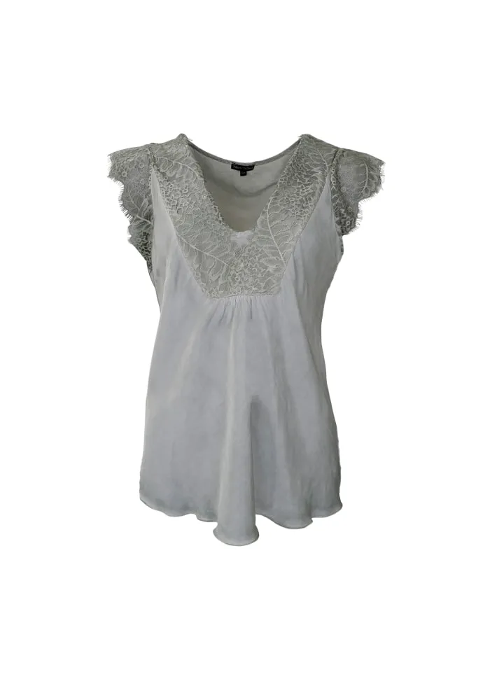 Billy Vintage Dyed Lace Top