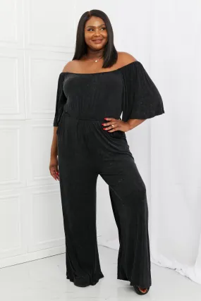 Black Vintage Wash Jumpsuit