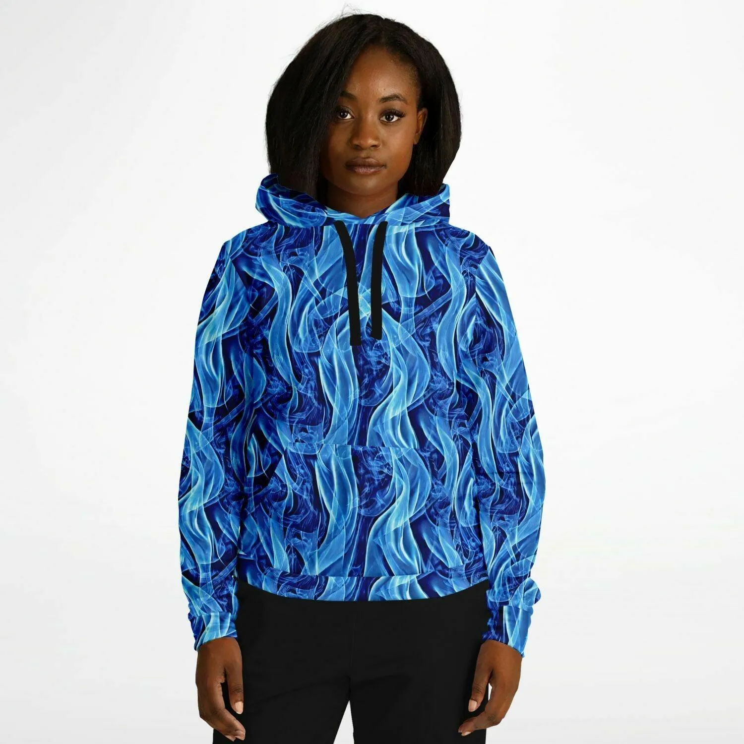 Blue Flames Hoodie