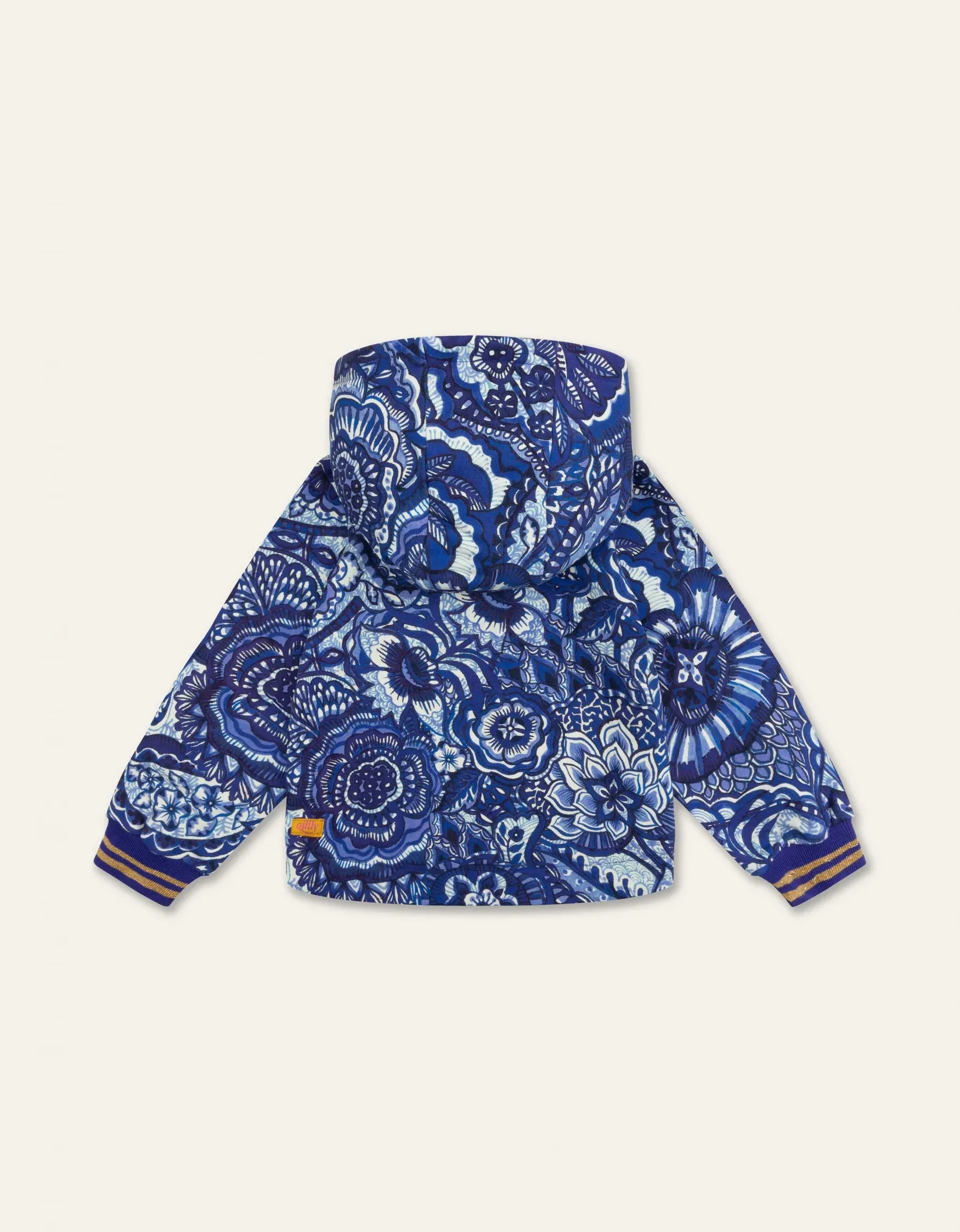 Blue Flower Hoodie