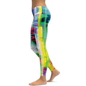 Bright Neon Rave Leggings