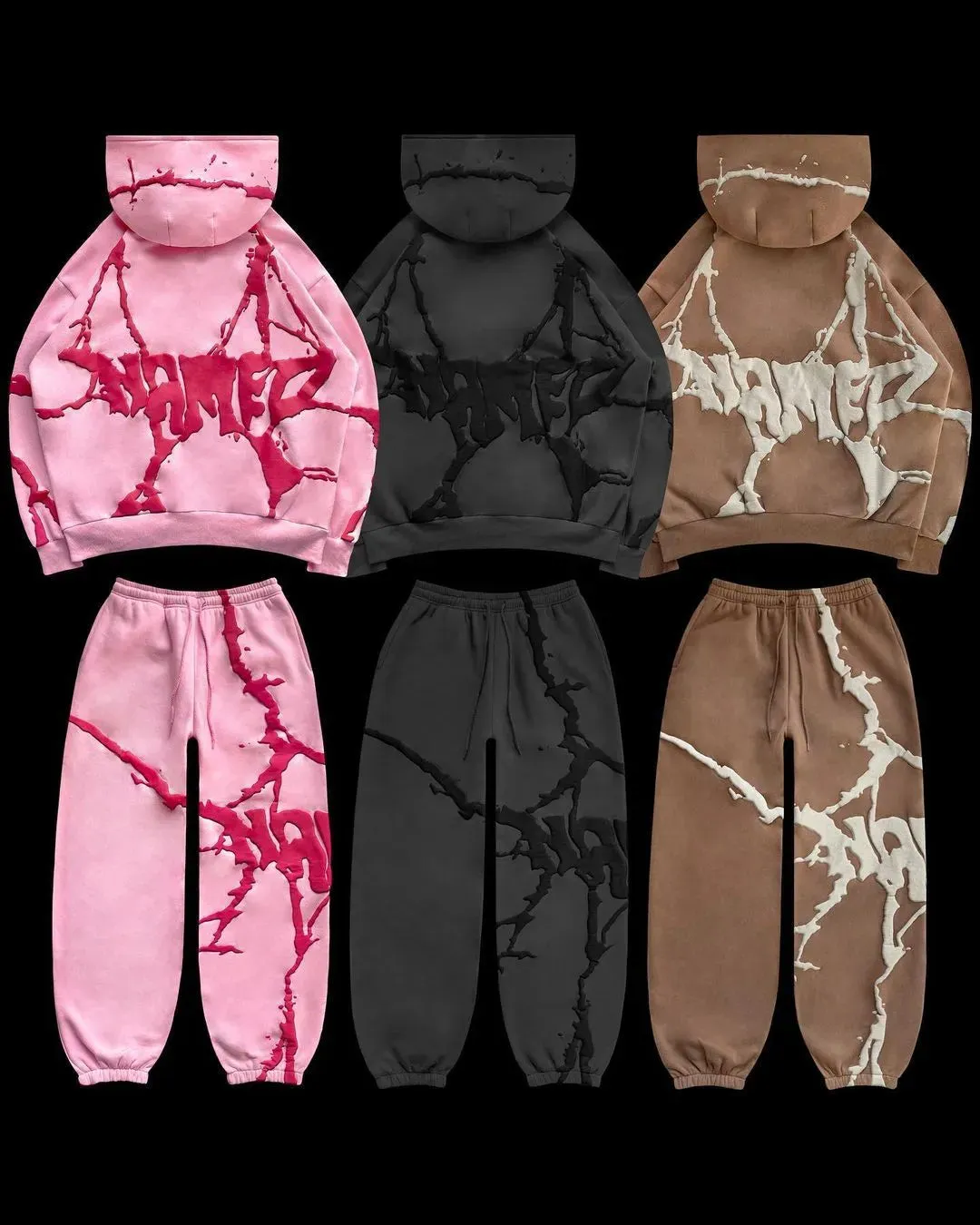 Bubble Printed Hoodies Women