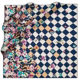 Cacharel Fiori Square Silk Scarf No. 23