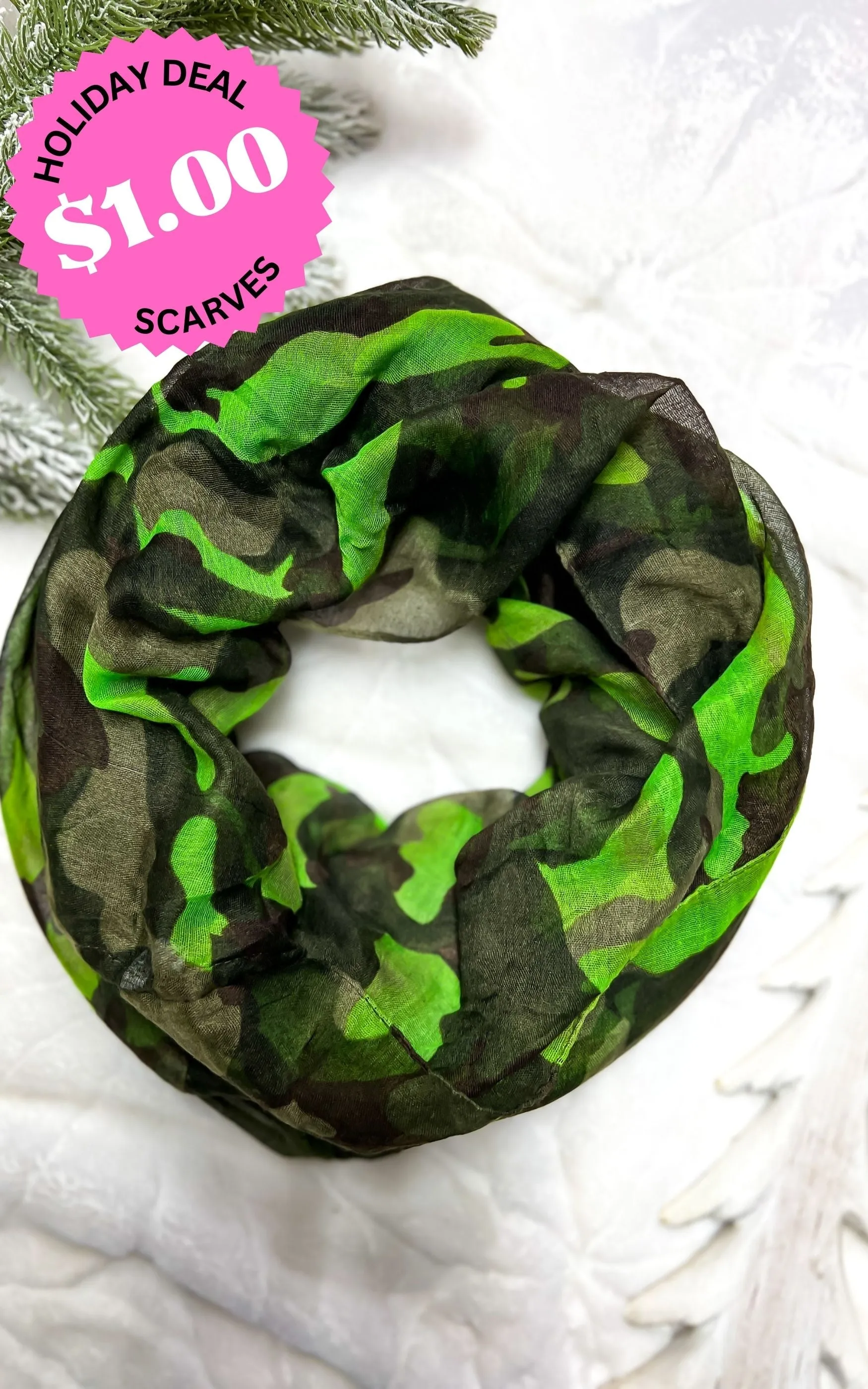 Camo Infinity Scarf