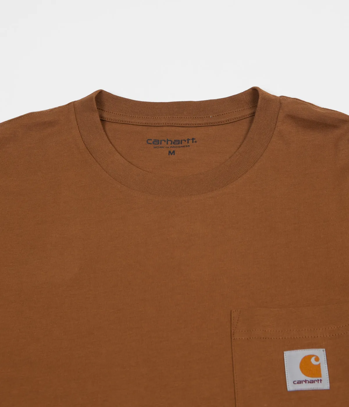 Carhartt Long Sleeve Pocket T-Shirt - Hamilton Brown