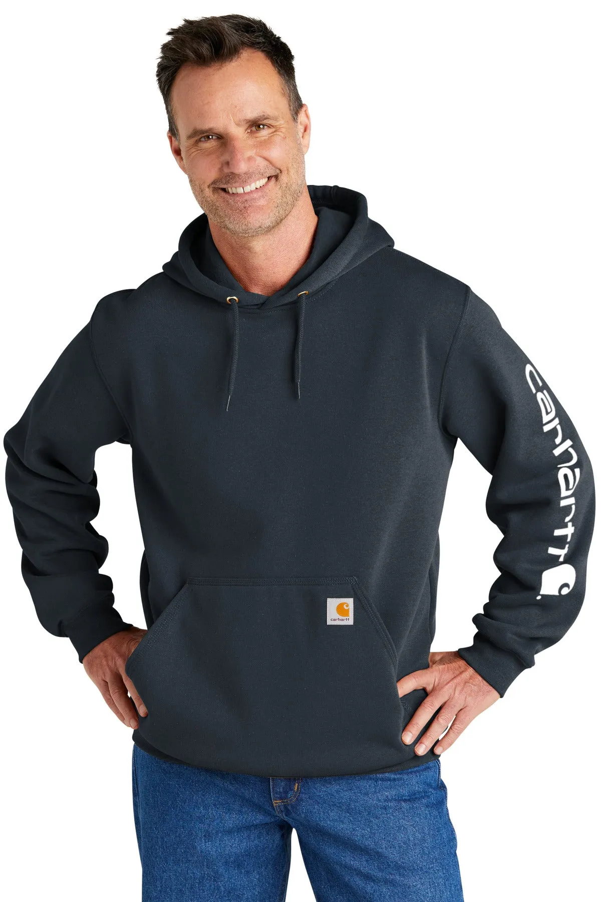 Carhartt Men's Midweight Hooded Logo Sweatshirt CTK288