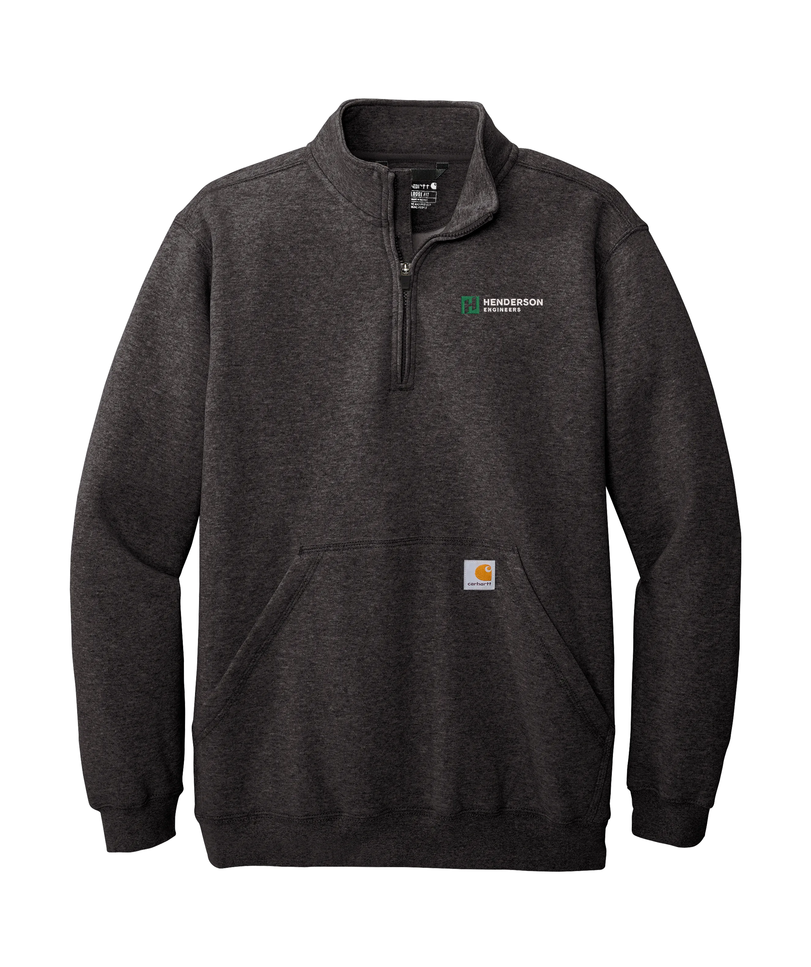 Carhartt® Midweight 1/4-Zip Mock Neck Sweatshirt