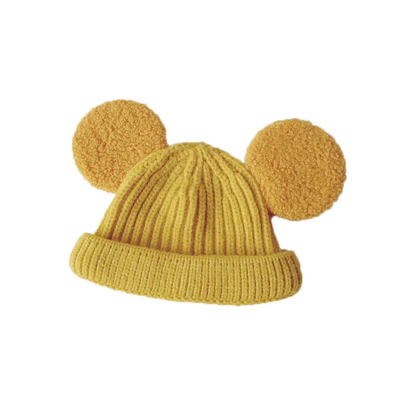 Cartoon Big Ears Children Woolen Beanie Cap