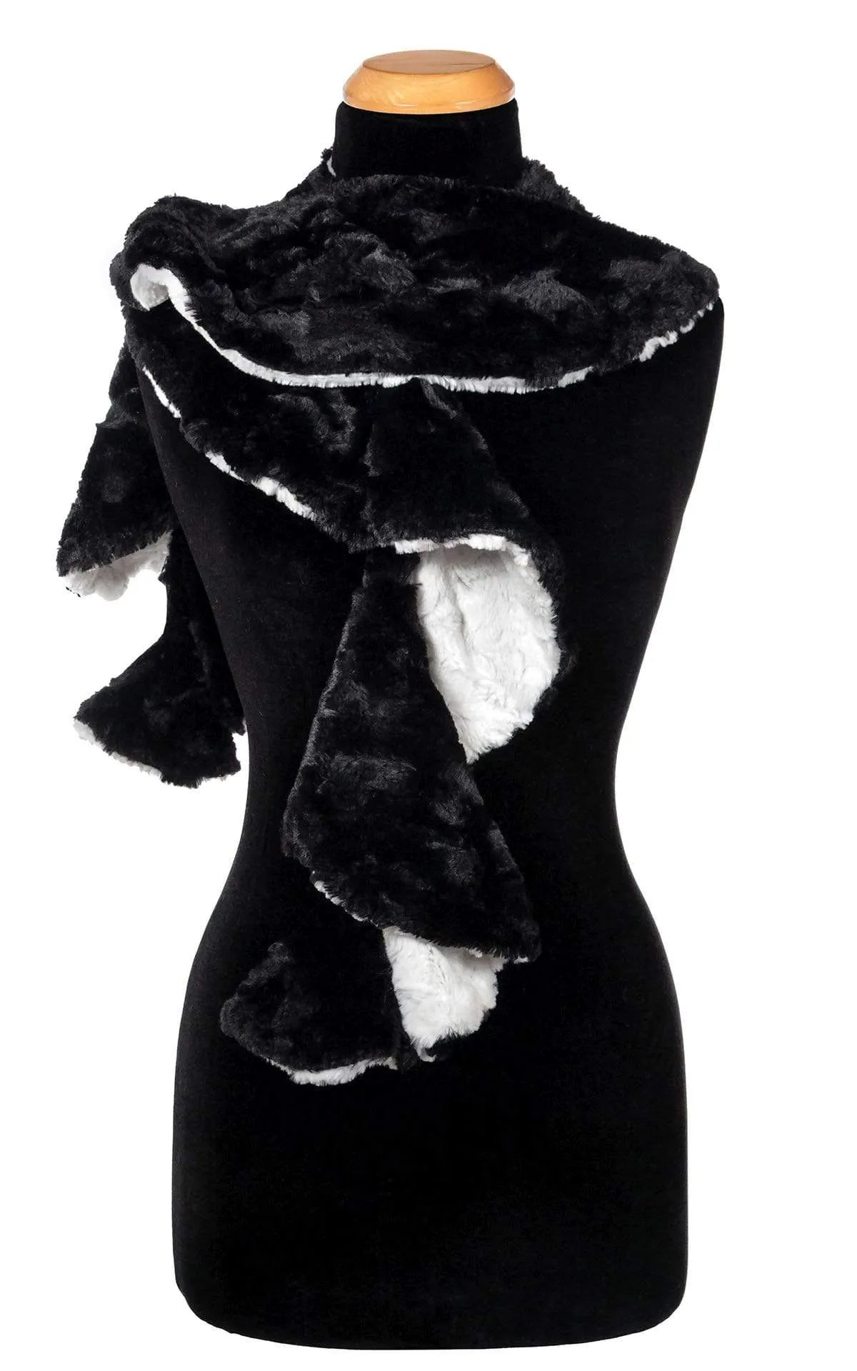 Cascade Scarf - Two-Tone Assorted Faux Fur (Limited Availability)