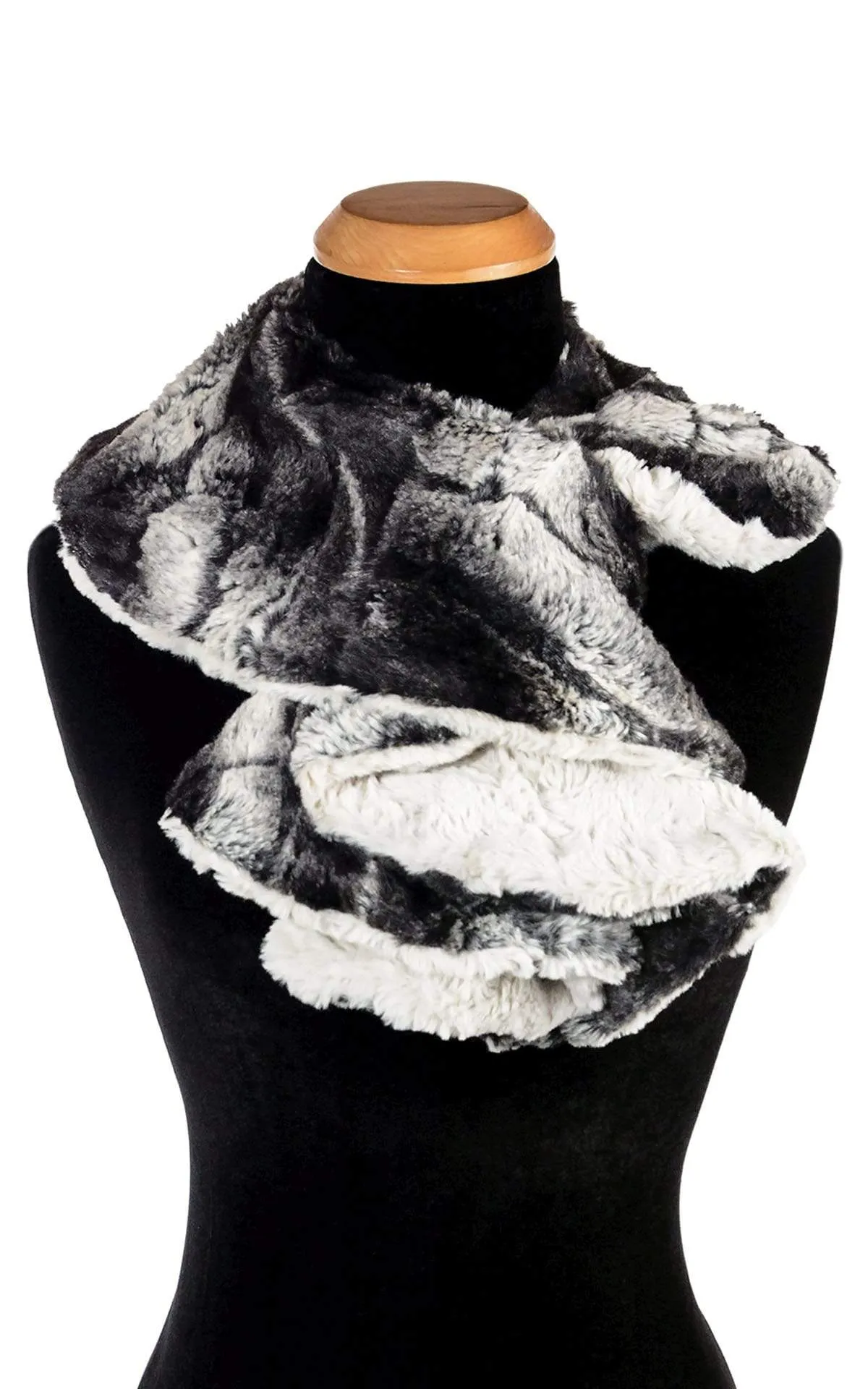 Cascade Scarf - Two-Tone Assorted Faux Fur (Limited Availability)