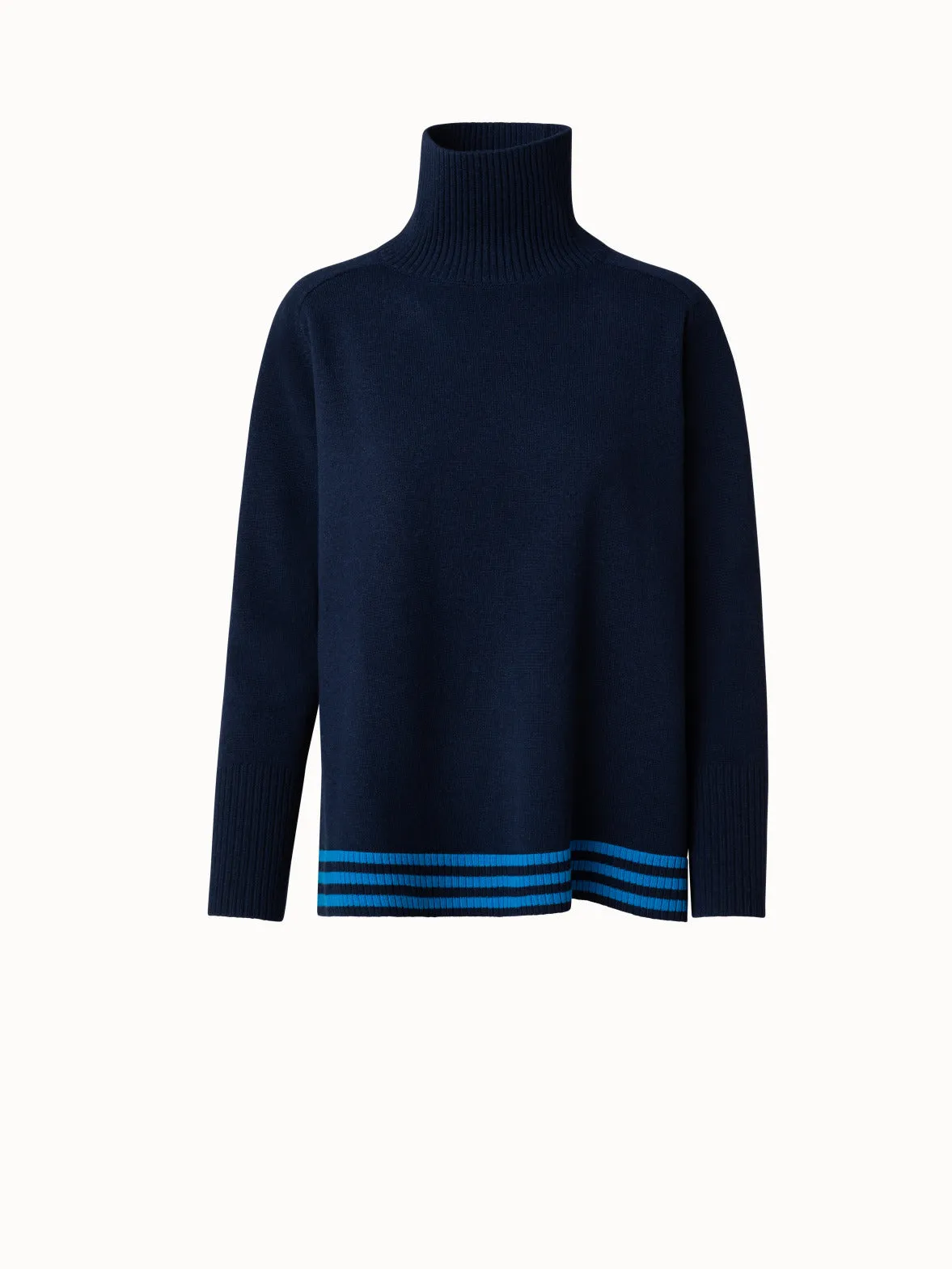 Cashwool Turtleneck Pullover