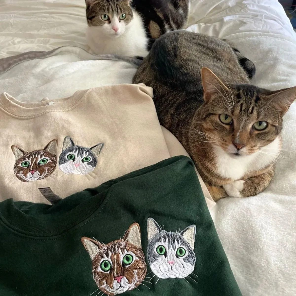 Cat Lover’s Favorite: Crewneck Sweatshirt & Hoodie Combo