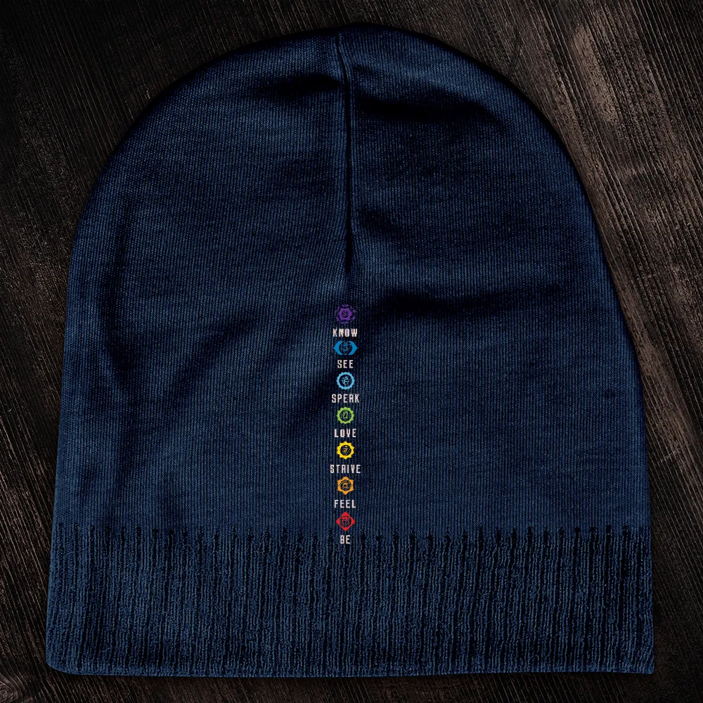 Chakra List Tantric Hinduism Beanie