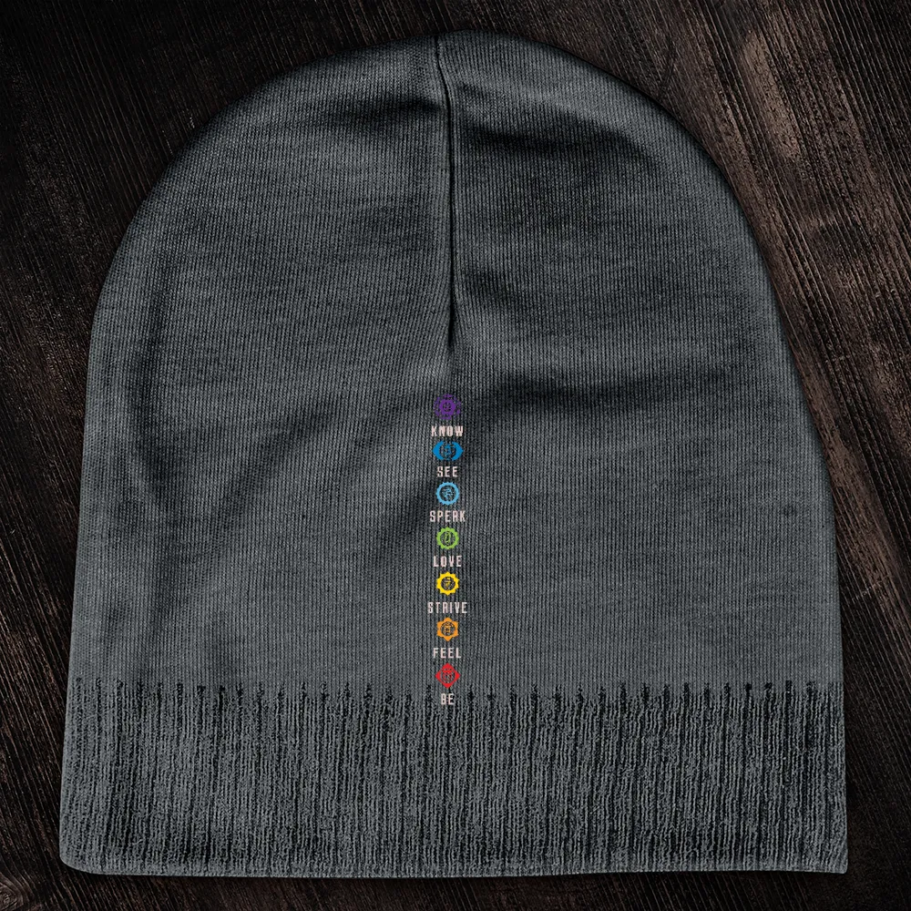 Chakra List Tantric Hinduism Beanie