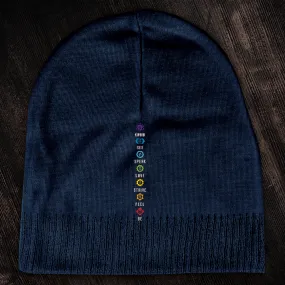 Chakra List Tantric Hinduism Beanie