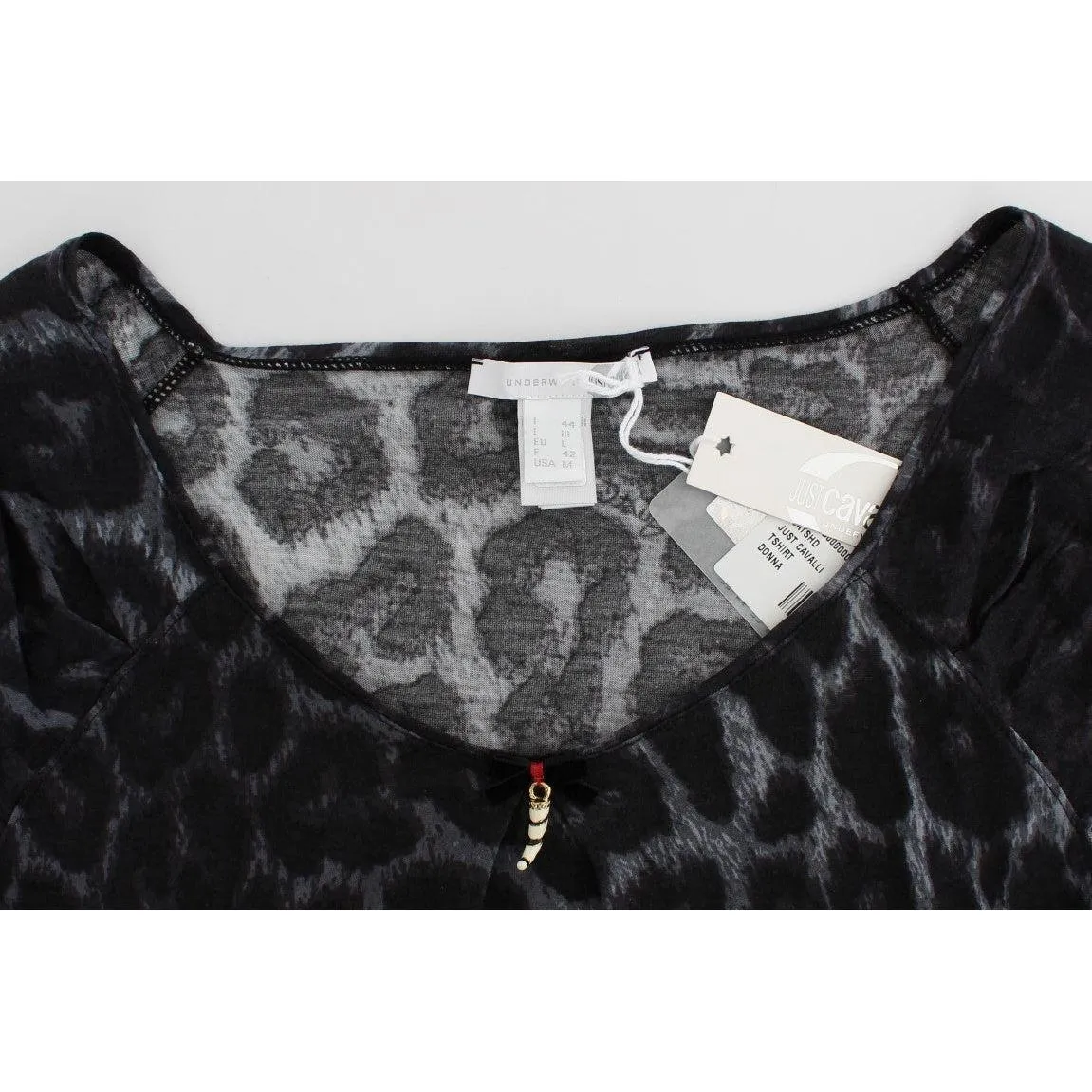 Chic Leopard Modal Top by Cavalli