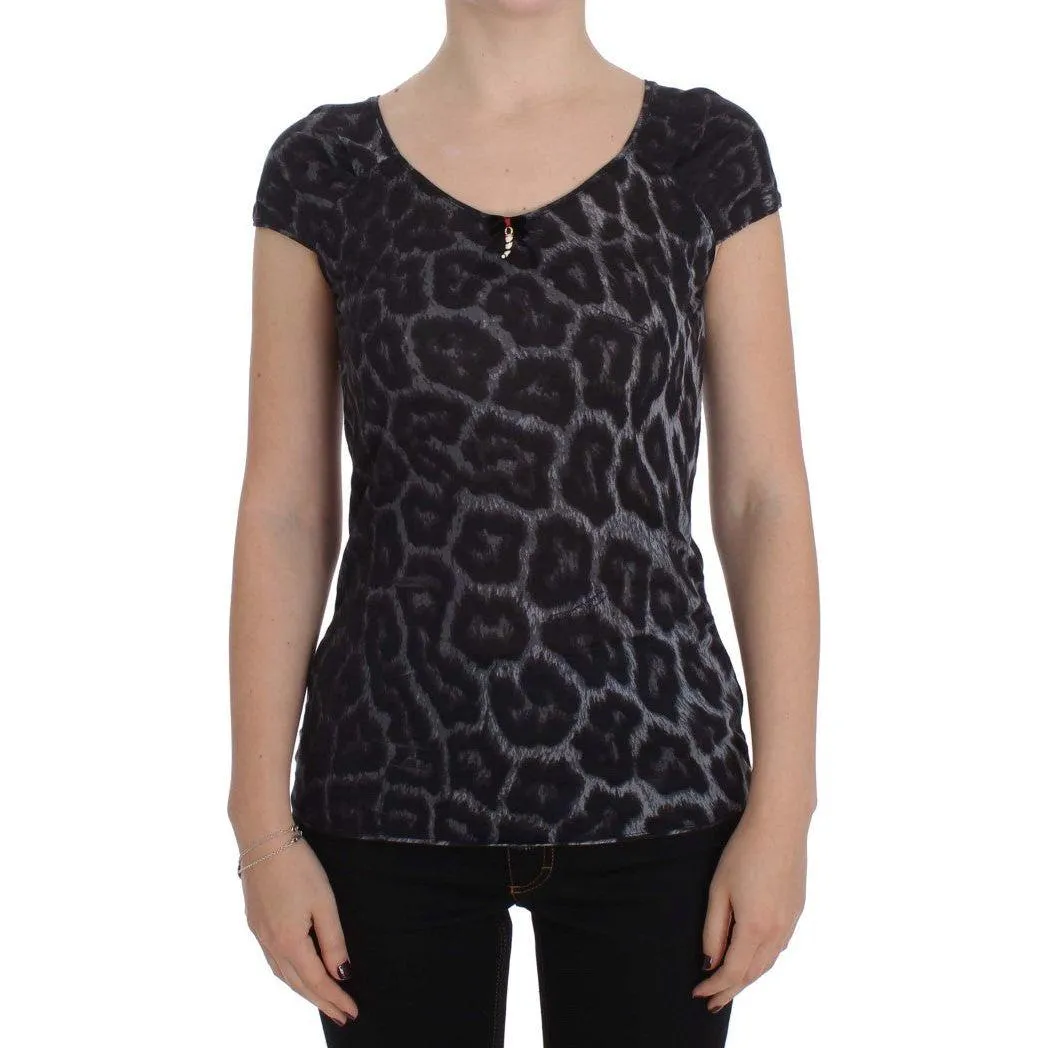 Chic Leopard Modal Top by Cavalli