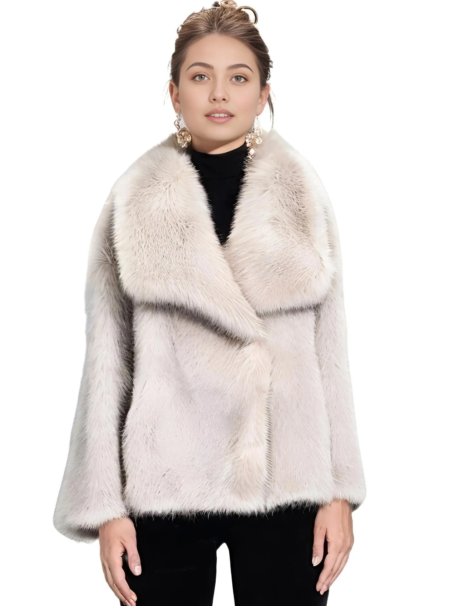 Chic Short Faux Fur Jackets For Women