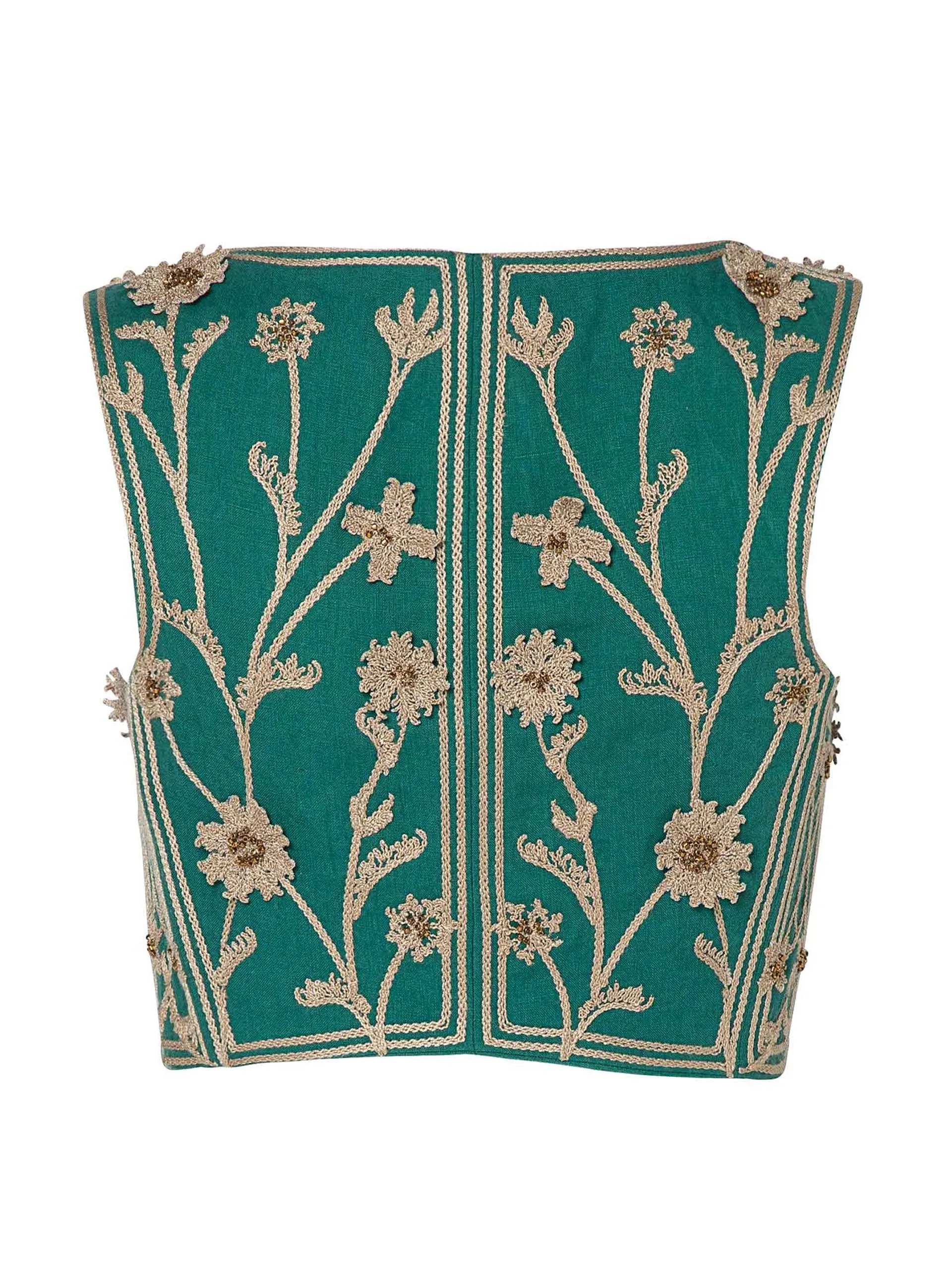 Coralina Esmeralda corset